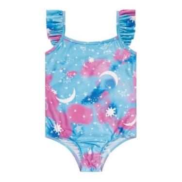 Imagem de Maiô Infantil Mamãe Criança Proteção Uv 50 Praia Verão Sorve - anjo da