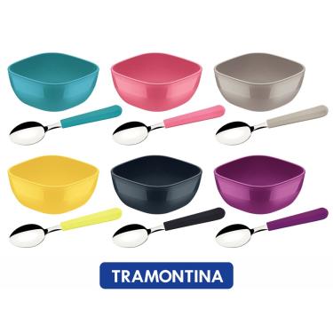 Imagem de Kit para Sobremesa Tramontina Mixcolor 12 Peças Colorido