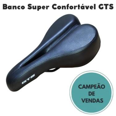 Imagem de Selim Banco Bicicleta Mtb Vazado Pro Md211-A Preto - Biketec