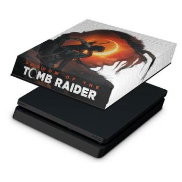 Imagem de Capa Compatível Ps4 Slim Anti Poeira - Shadow Of The Tomb Raider - Pop