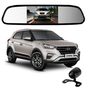 Imagem de Camera De Re Espelho Retrovisor Com Tela Hyundai Creta