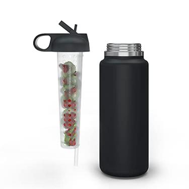 Imagem de Canudo FlavorFuze – acessório para infusor de frutas, compatível com tampas de canudo Hydro Flask para garrafas de boca larga de 32 e 1,18 ml (para tampa de palha)