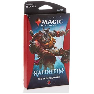Imagem de Magic The Gathering: Kaldheim| 35 cards, all based on a theme | Theme Booster Vermelho Unitário - Inglês