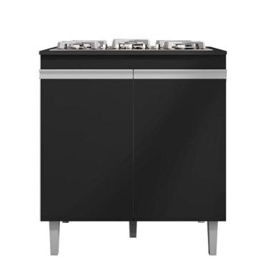 Imagem de Balcão Cooktop Andréia Preto Fosco - AJL