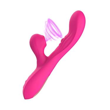 Imagem de Vibradores Estimulador de Ponto g e Clitóris 30 Frequências Feminino 3 em 1 Sexual Erótico Zatla (Rosa)