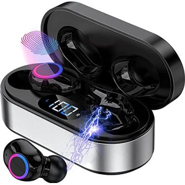 Imagem de Fone De Ouvido Bluetooth 4Leader Gamer Display LED Sem Fio À Prova D’água Esportivo Baixa Latência Bateria Longa Duração Controle Touch