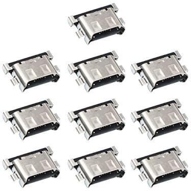 Imagem de HONGYAN Peças de substituição de telefone celular Para Samsung Galaxy A32 5G 10pcs Charging Port Connector Acessórios telefônicos