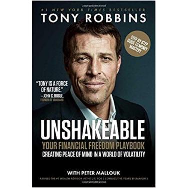 Imagem de [Por Tony Robbins ] Unshakeable: Your Financial Freedom Playbook (capa dura)【2018】de Tony Robbins (autor) (capa dura)