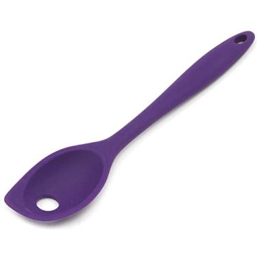 Imagem de Chef Craft Colher de mistura de silicone premium, 28 cm, roxo