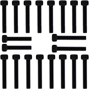 Imagem de Kit parafusos aço liga tampa motor lateral esquerda+direita Biz110I Pop110I 2016 em diante Biz110 Pop110 Honda