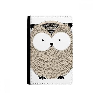 Imagem de Carteira estilo Simplicity coruja gordinha porta-passaporte Notecase Burse carteira porta-cartões
