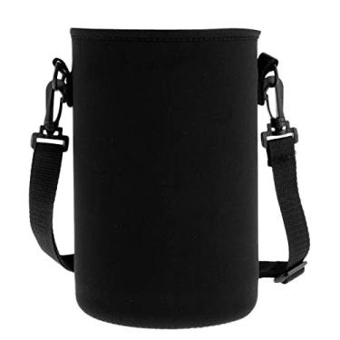 Imagem de SM SunniMix Bolsa para transporte de garrafa de água de neoprene com alça ajustável – 1,8 l