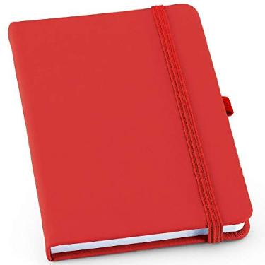 Imagem de Caderneta de Anotações 9x14cm 80 Folhas Sem Pauta (Vermelho)