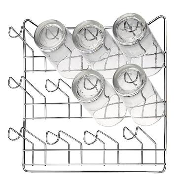 Imagem de Porta Copos de Parede P/ 12 Copos Cromado - 122759