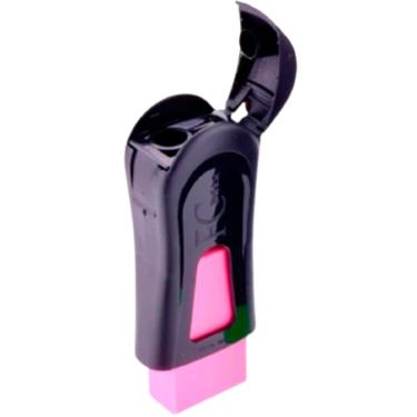 Imagem de Apontador depósito e borracha Blackneon Faber-Castell Rosa