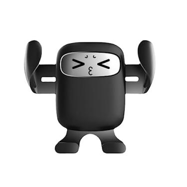 Imagem de Suporte de Gravidade de Ventilação de Carro para Navegação GPS e Celular (black1)