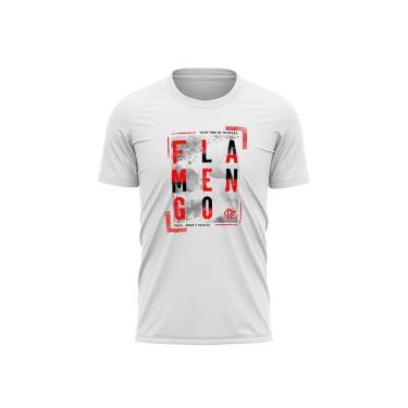 Imagem de Camiseta Braziline Flamengo Growing - Branca-Unissex