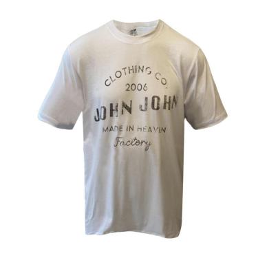 Imagem de Camiseta Masculina John John Factory Branco-Masculino