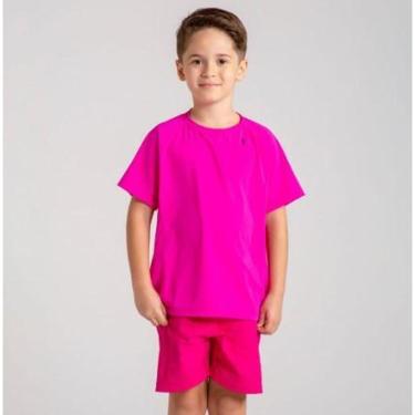 Imagem de Camiseta LARULP Bend Luke Infantil - Rosa Pink-Feminino