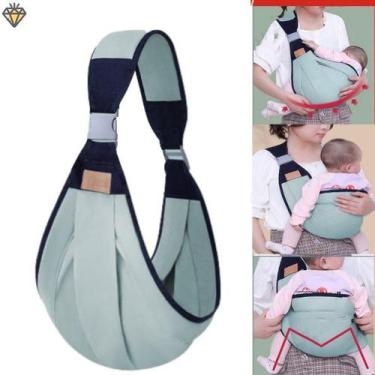 Imagem de Porta-Bebés Canguru Bolsa Transportador Conforto E Segurança Para  Beb
