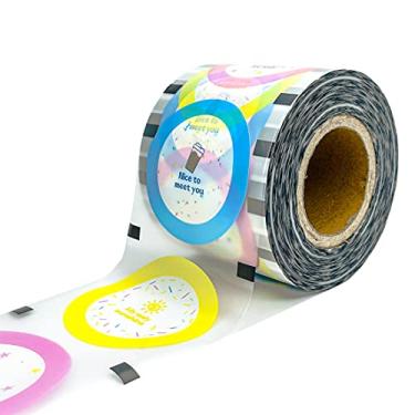 Imagem de Película seladora de copo de filme fosco com bolhas de chá filme de vedação de 95 mm (3,74 polegadas) para copos de plástico PP/copos de papel... (bom conhecê-lo)