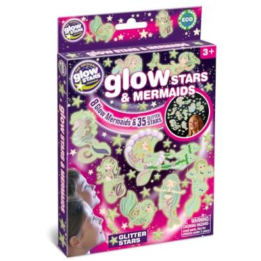 Imagem de The Original Glowstars Mermaids and Glitter Stars Glow-in-The-Dark Set Designed for Children Ages 3+ Years (Glow in The Dark)