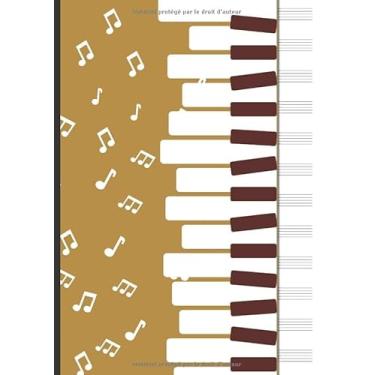 Imagem de Partitions de musique - 12 portées: Cahier de Musique avec 12 Portées - Solfège, Piano, Composition - A4 - 110 partitions vierges - Papier Manuscrit