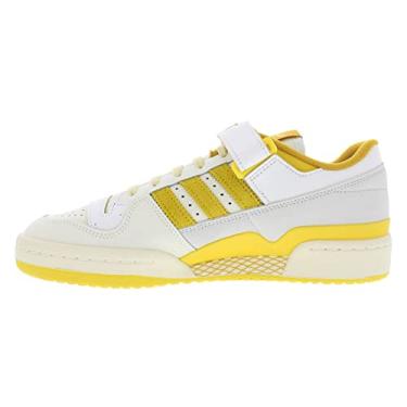 Imagem de adidas Tênis masculino Forum Low, Creme Puff/Amarelo Doce - esbranquiçado, 42