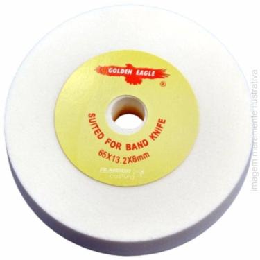 Imagem de Rebolo Esmeril Eixo 08Mm Amolação Da Lâmina Serra Fita - 65X13,2X8mm Gs-R101w05