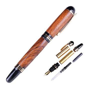 Imagem de Yeivzwba Churchill Kit de caneta-tinteiro cromada, acessórios DIY para torneamento de madeira, kits para marcenaria (5)