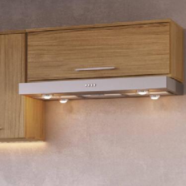 Imagem de Armário Aéreo 1 Porta Basculante Gaia Decibal Móveis Marromlle