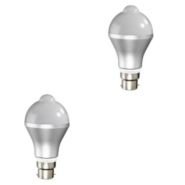 Imagem de Gadpiparty 2 Peças Lâmpada Com Sensor De Movimento Luz Crepuscular Sensor De Movimento Luz Escadas Luz Noturna Luz Noturna Luz Interna Walkawy Lâmpada Esportiva Branca
