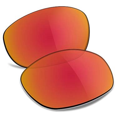Imagem de TRUSHELL Lentes de reposição polarizadas para óculos de sol Costa Del Mar Hammerhead vermelho fogo - Polarizadas