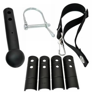 Imagem de Engate de reboque de bicicleta e cabeça esférica de substituição para trailers infantis Thule Chariot pode converter outro sistema de engate em sistema de copo de bola (kit de alça de cabeça esférica)