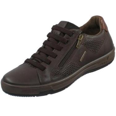 Imagem de Sapatênis Pegada Masculino Em Couro Com Tecnologia AMORTECH Calce Fácil-Masculino