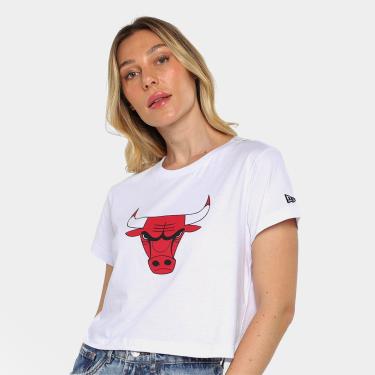 Imagem de Camiseta New Era Cropped College Chicago Bulls I Feminino-Feminino