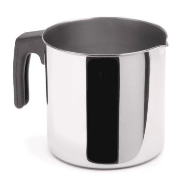 Imagem de Fervedor De Aço Inox Leiteira 2 Litros Para Fogão De Indução Chaleira Bule Multiuso Servir Esquentar