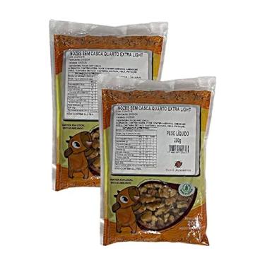 Imagem de Kit 2X: Nozes Extra Light Quarto Sem Casca Tainá Alimentos 200g