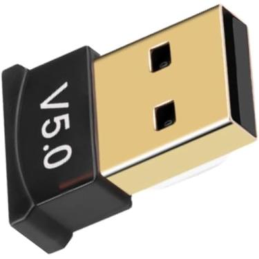 Imagem de Receptor Bluetooth 5.0 Adaptador USB wireless Transmissor para PC Computador Laptop Fone de Ouvido, Gamepad Impressora Acessório Eletrônico