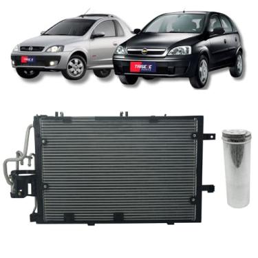 Imagem de Condensador Corsa Montana com FILTRO SECADOR 2002 2003 2004 2005 2006 2007 2008 2009 2010 2011 2012