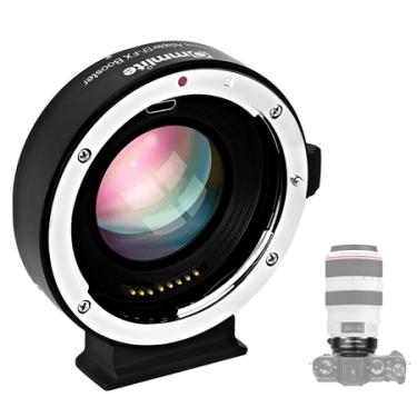 Imagem de Adaptador Commlite CM-EF-FX Booster 0.71x Lente Canon EF/EF-S para FujiFilm X-Mount