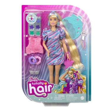 Imagem de Barbie Totally Hair Vestido Estrela Hcm88 - Mattel
