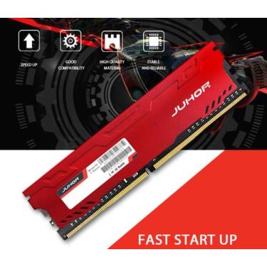Imagem de Memoria ram gamer juhor 4gb ddr3 1600mhz