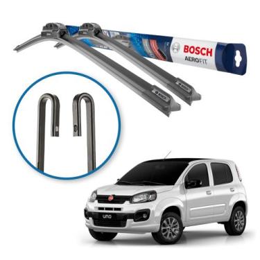 Imagem de Palheta Limpador Parabrisa Fiat Uno Palio Toro UnoMille Bosch Aerofit,