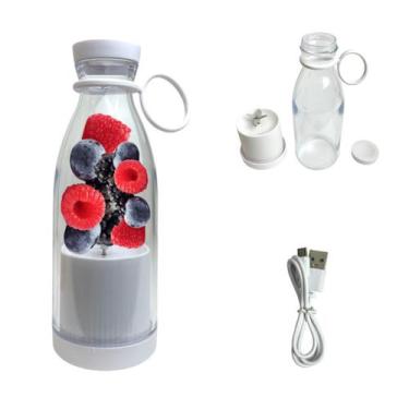 Imagem de Mini Liquidificador Portátil Shake Juice Cup + Cabo Usb - KEITA, Branc