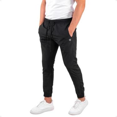 Imagem de Calça Jogger Masculina Skinny Tecido Poliamida Com Elástico Na Barra 1