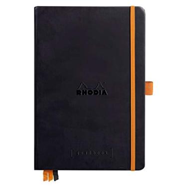 Imagem de Goalbook Caderno Pontilhado Rhodia A5 Capa Dura Black