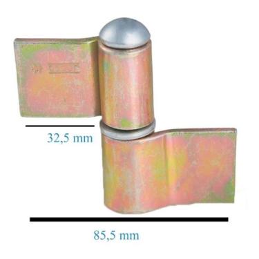 Imagem de Kit 2 dobradica cilindro gonzo 04 - JOCED