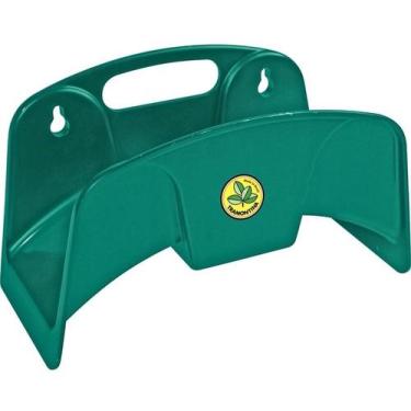 Imagem de Suporte Para Mangueira Jardim Quintal Enrolador Parede Pvc - TRAMONTIN