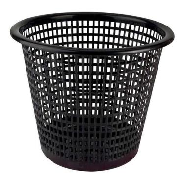 Imagem de Lixeira Cesto Lixo Plástica Vazada 10l Escritório, banheiro - AQUILA